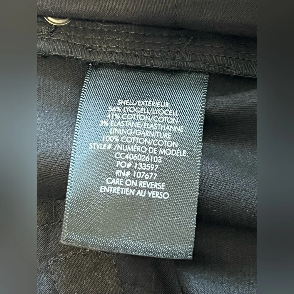 🆕 Alice + Olivia AKERS OVERSIZED CARGO PANT COLOR Black Sz 6 - Picture 15 of 16